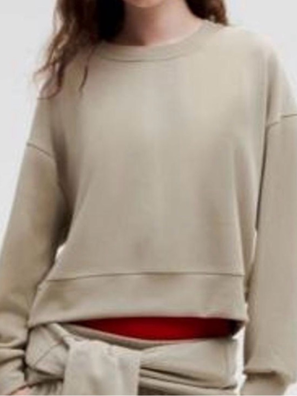 Lululemon riverstone softstreme pull over size 8